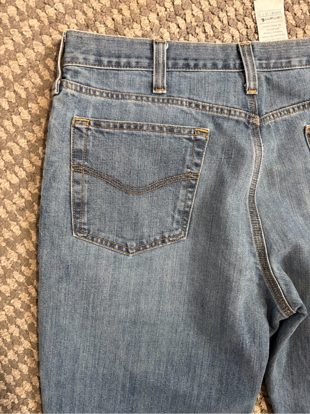 carhartt jeans 101483-980 holster relaxed fit 38x30 - Picture 4 of 11